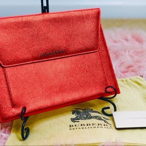 Burberry envelope clutch